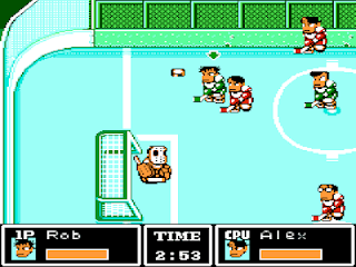 ice ice hockey challenge nes