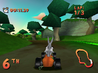 looney tunes racing ps1