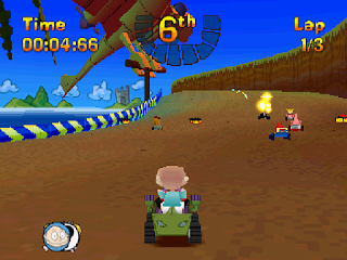 nicktoons racing ps1