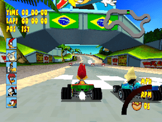 play woody woodpecker racing ps1 online