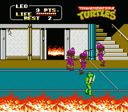 tmnt ii arcade game nes