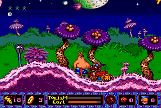 toejam earl in panic on funkotron 